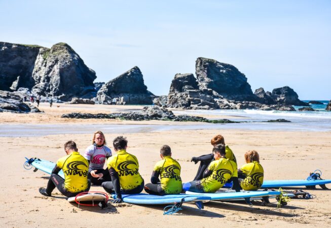 Waves Surf School Surf Lessons - Group lesson