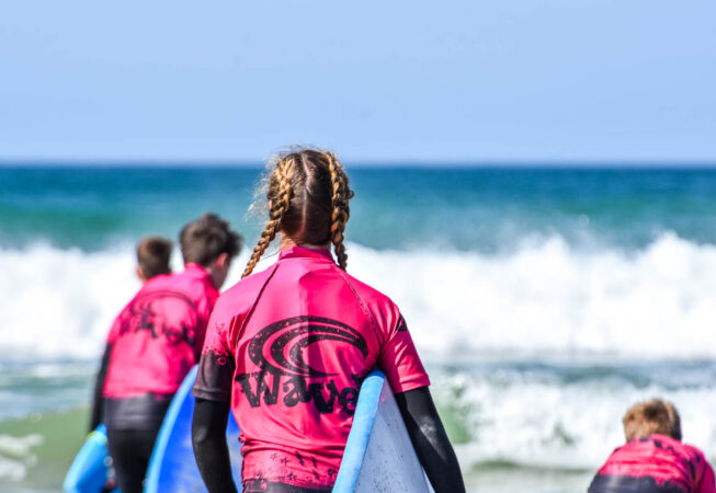 Waves Surf School Cornwall - Surf Lessons Family Surf Package