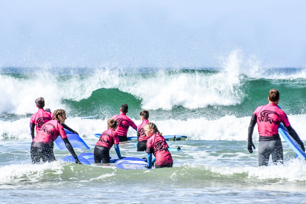 Waves Surf School Cornwall | School Group Surf Lessons
