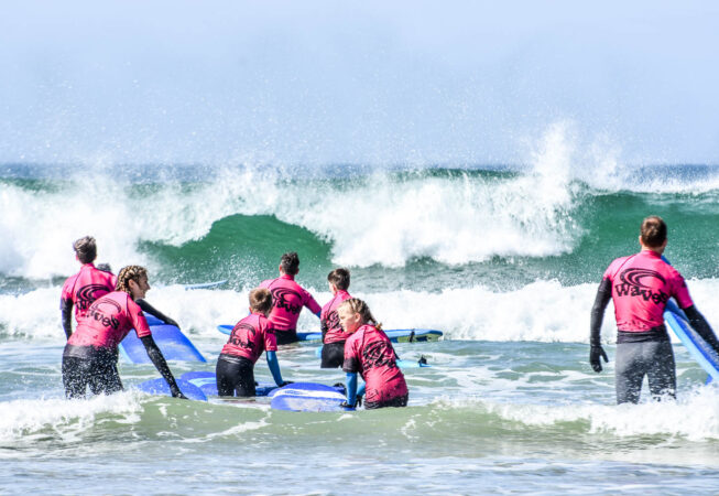 Waves Surf School Cornwall | School Group Surf Lessons